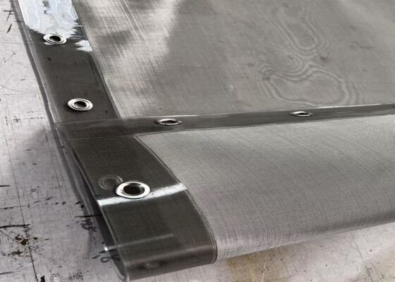 Rotex Replacement Screen 304 Stainless Steel Black PU-Strip Food-Grade Compatible