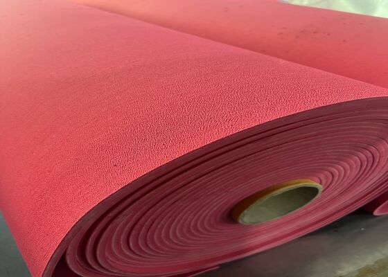 High Abrasion Resistant Natural Rubber Liner Wear Resistant Rubber Sheet with 80 Shore A Hardness and Bolt Fixed Installation