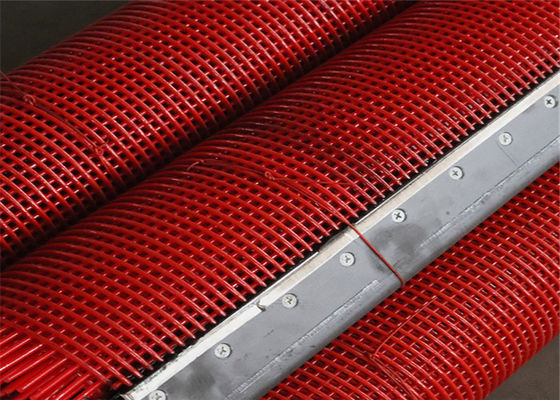 Welded Rectangular Hole Polyurethane Harp Screen Mesh for Mining with 1.5mm Wire Diameter