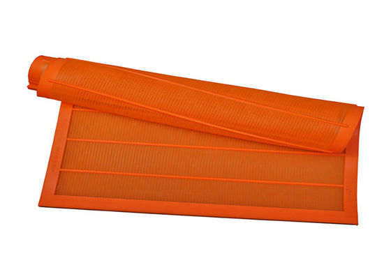 700mm x 1040mm Orange Polyurethane Fine Screen Mesh with 0.075mm-1.5mm Hole Width and 6-12 Months Lifetime for Quarry