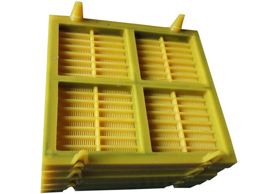 Polyurethane Dewatering Screen Panel with Steel Frame and Polyurethane Surface, 30mm-50mm Thickness, 0.1mm-2.5mm Hole Width