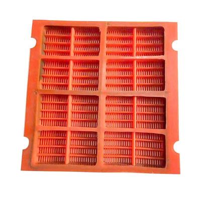 Steel Frame Polyurethane Screen Panel with 0.1mm Slot Opening and 305x305mm Size for Mining Dewatering