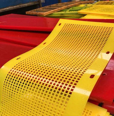 Abrasion Resistant Polyurethane Flip Flow Screen Panel with Long Lifetime and Customizable Aperture