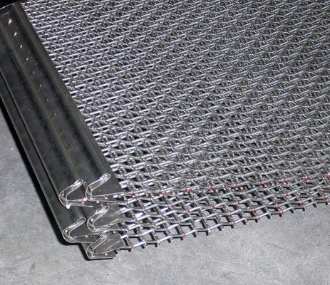 65MN Stainless Steel Mine Sieving Mesh Vibrating Screen Mesh with 2mm-100mm Aperture and High Tensile Strength for Quarry
