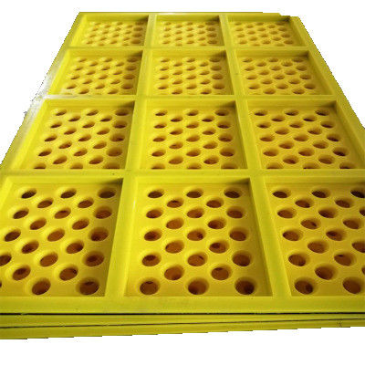 Round Polyurethane Screen Panel with 10mm Aperture Self Cleaning Vibrating Screen Mesh for Mining