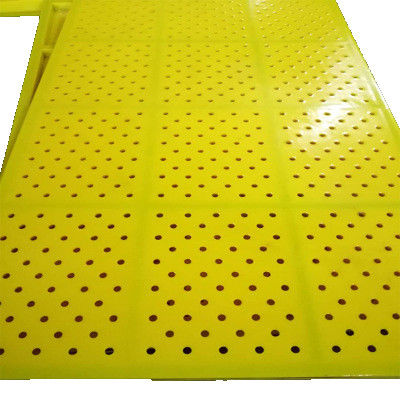 Round Polyurethane Screen Panel with 10mm Aperture Self Cleaning Vibrating Screen Mesh for Mining