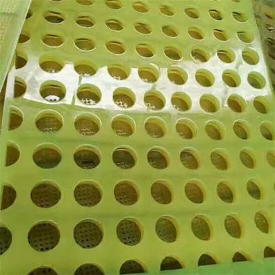 Round Polyurethane Screen Panel with 10mm Aperture Self Cleaning Vibrating Screen Mesh for Mining
