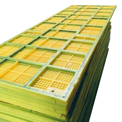 Square Polyurethane Screen Panel with Hooks for Wear Resistance in Mining and Quarry Applications