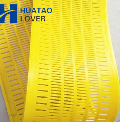 Abrasion Resistant Polyurethane Flip Flow Screen with Highly Resilient Material and Customizable Aperture