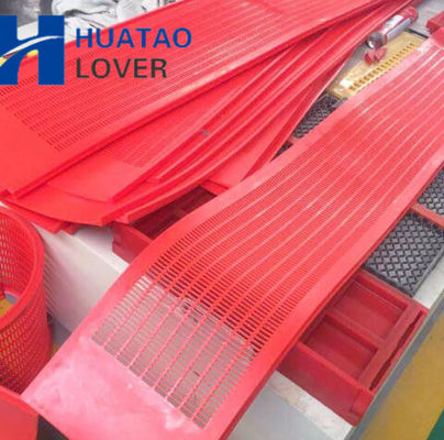 Abrasion Resistant Polyurethane Flip Flow Screen with Highly Resilient Material and Customizable Aperture