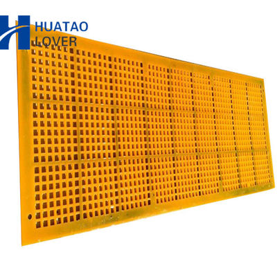 Modular Tensioned Polyurethane Screen Panels with Polyurethane Material and Embedded Steel Frame for High Screening Performance in Mining Industry
