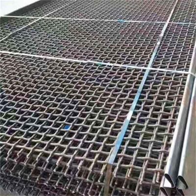 Steel Woven Vibrating Screen Mesh with 1mm - 100mm Mesh Size for High Tensile Strength and Abrasion Resistance