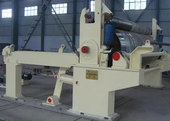 Tipo máquina do rolo de enrolamento pneumática horizontal do papa Carretel Spooling do cilindro
