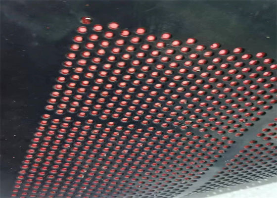 5 mm Dimensão de abertura buraco redondo Ecrã de borracha autolimpeza com instalação de gancho e comprimento personalizável para benefício