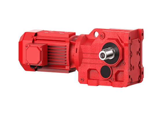 Redutor de motor de engrenagem helicoidal de bico espiral da série K com motor elétrico