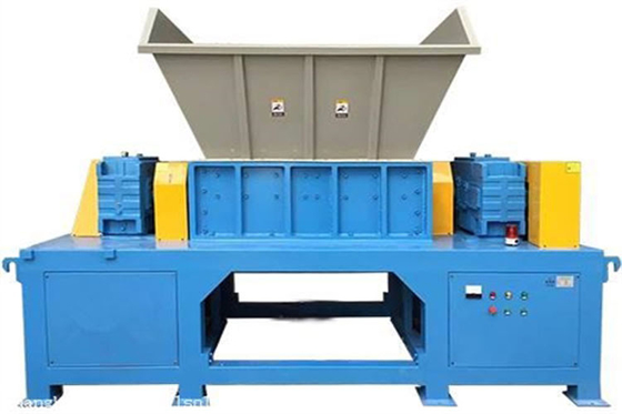 Reciclagem Máquina de triturador de eixo duplo para reciclagem de resíduos metálicos