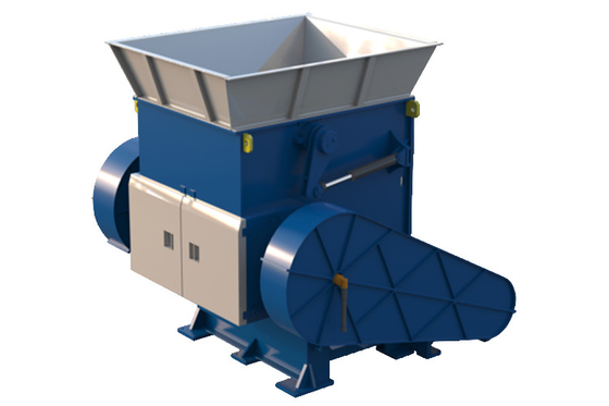 Máquina de trituração de resíduos de material de eixo único de alta eficiência para resíduos plásticos