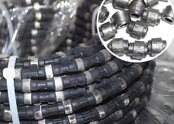 Serralheira de fio de diamante sinterizada a vácuo anti-desgaste para extração de mármore de granito