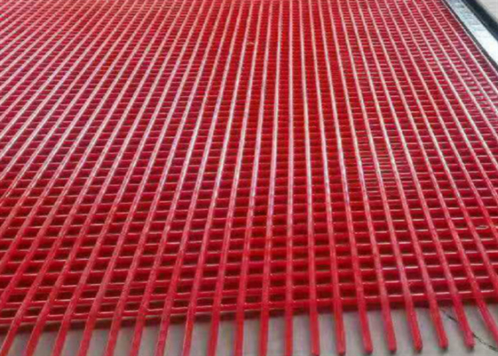 Ecrã de mineração / quarry (aço / SS + poliuretano, furos de 2-25mm) Ganchos metálicos / PU, alta eficiência de filtragem e resistência ao desgaste, substituto direto do Ando Tufflex