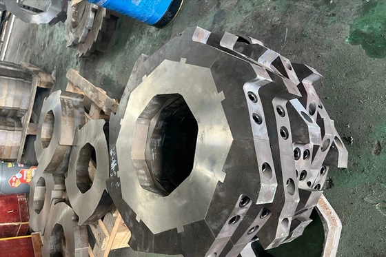 Lâmina de triturador de eixo duplo de super qualidade usado para reciclagem de metal