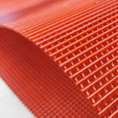 Polyurethane revestido de fio de aço corda Tufflex tela em Quadrado Temperatura 10mm X 10mm