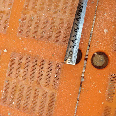 30 mm Espessura Alto desgaste Resistente Polyurethane Desaguagem painel de tela para a lavagem de carvão