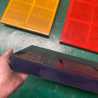 Painel Modular de Tela de Poliuretano Moldado por Injeção com Espessura de 20mm a 50mm para Alta Resistência ao Desgaste e Design Modular