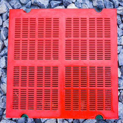 Nova tela de minério de carvão de alta elasticidade Vibrante poliuretano Pu tela tipo linear com 6 meses de garantia