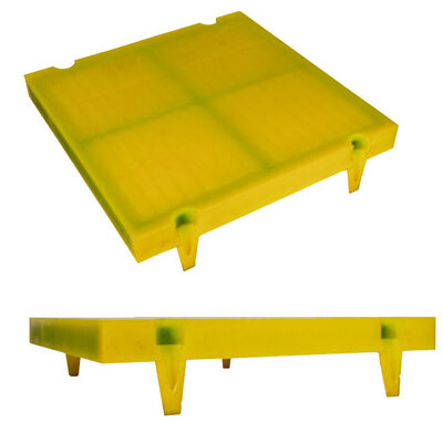Painéis de ecrã polivibratório linear Amarelo Ecrã eficiente
