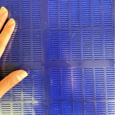 Sítio de vibração linear de malha de tela de poliuretano de alta resistência ao desgaste com tamanhos de abertura personalizáveis e mitigação de ruído