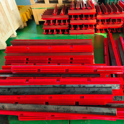 Polyurethane de desaguamento de malha 305mm Largura 4mm Slot Rail Suporte
