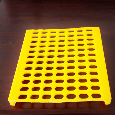 Painel de ecrã Flip-Flop de PU importado com abertura de 10 mm para separação de escória seca e largura de 300 mm