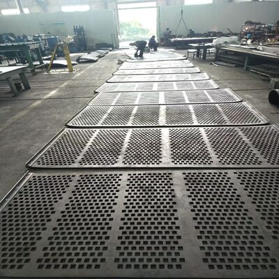 Painel de Tela Modular de Borracha de Alto Desempenho 60*20mm para Aplicações em Peneiras Vibratórias de Mineração