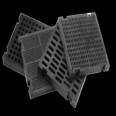 Painel de tela de borracha de espessura de 25 mm com dureza de 40 Shore A e 60 Shore A para resistência à abrasão