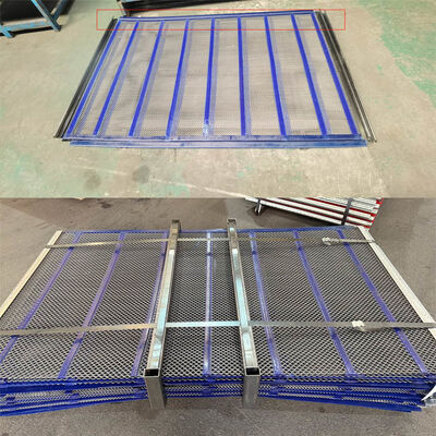 Rede de tela de auto-limpeza do triturador com Wrap Edge Vibrating Screen Mesh em Quarrying and Aggregate Processing