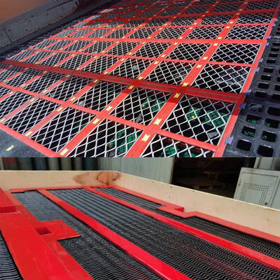 Rede de arame de auto-limpeza de alta resistência de poli-ondulação com resistência ao entupimento e ao desgaste para peneiração primária