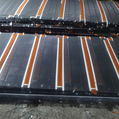 Rede de arame de aço inoxidável de auto-limpeza com abertura de 1 mm-65 mm para aplicações de mineração de alto rendimento