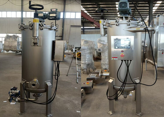 Máquina de Filtro Autolimpante de Aço Inoxidável 304 com Tipo de Escova