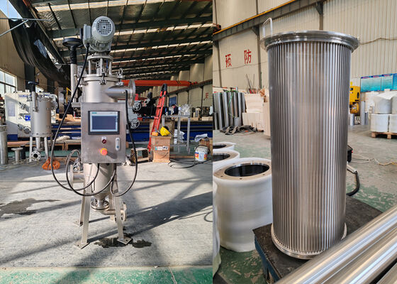 Armazém de filtro automático de autolimpeza para xarope de grãos de grau industrial