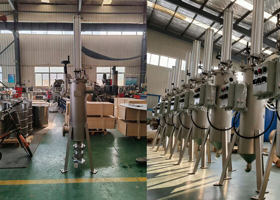 Filtro autolimpante de raspagem pneumática totalmente automatizado