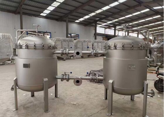 Filtro de mangas múltiplas usado na indústria de água industrial