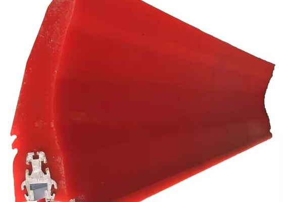 Cinturão transportador raspador primário lâmina de poliuretano para processamento de carvão linha transportadora