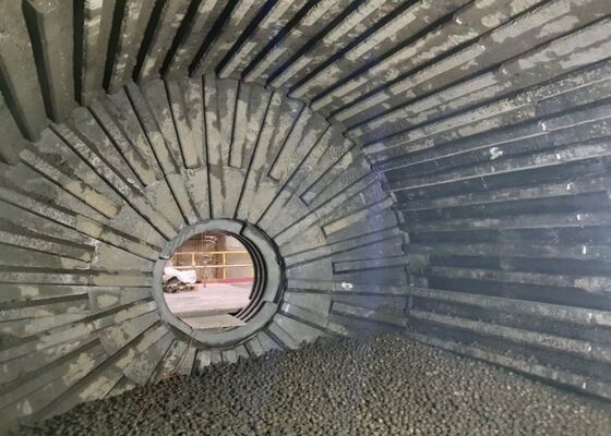 Revestimentos de borracha de alta resistência à abrasão para moinho de bolas com longa vida útil e superfície tratada termicamente