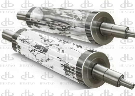 Rolo resistente do aquecimento da indução do desgaste duro de Chrome para a anti falsificação de empacotamento do filme e do laser