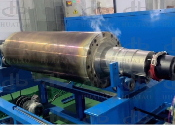Rolo do aquecimento da indução do corte da energia de 50 To70 por cento para a anti falsificação do laser e giro da fibra