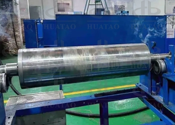 Rolo seguro do aquecimento da indução da construção da anti deformação para a fatura especial do filtro do papel e de PTFE