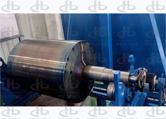Rolo de aquecimento por indução de design térmico interno equilibrado para calendário plástico folheado e de borracha de ferro
