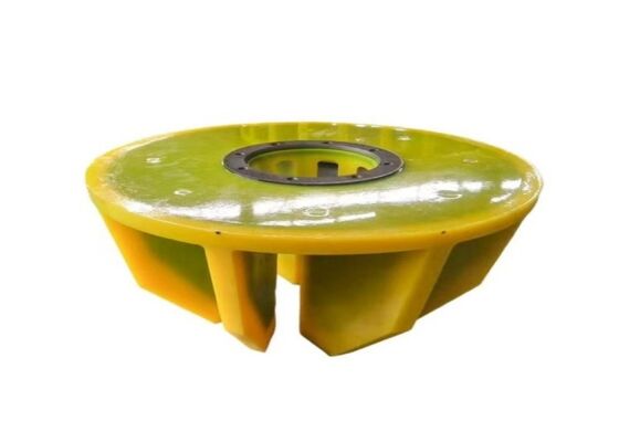 Stator de impulsionador de células de flutuação de poliuretano para operações de mineração