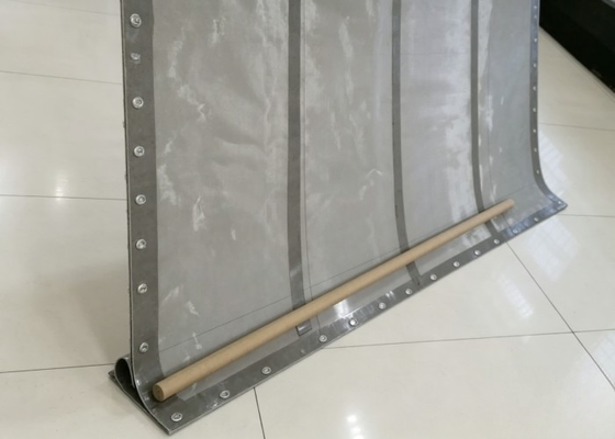 Tela de borda dobrada de alta temperatura 304 de aço inoxidável >80°C para processamento químico