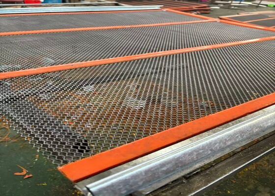 Malha de tela autolimpante Poly Ripple para triagem úmida